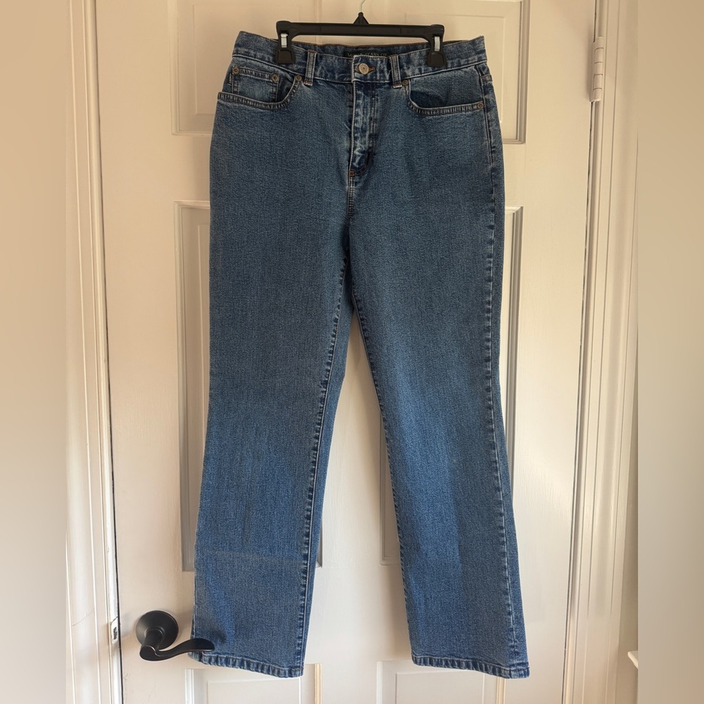 NWOT Lauren Jeans Co Ralph Lauren 8P High Rise Straight Leg Jeans Petite